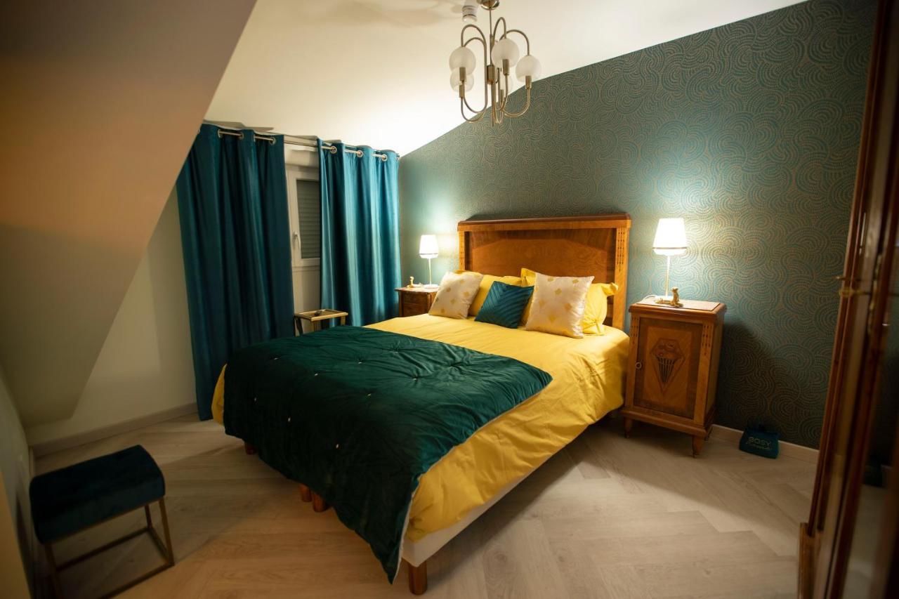 Chambre Art Deco Gatsby Dans Maison D'Hote "Le Petit Clouet" - Rochecorbon Buitenkant foto